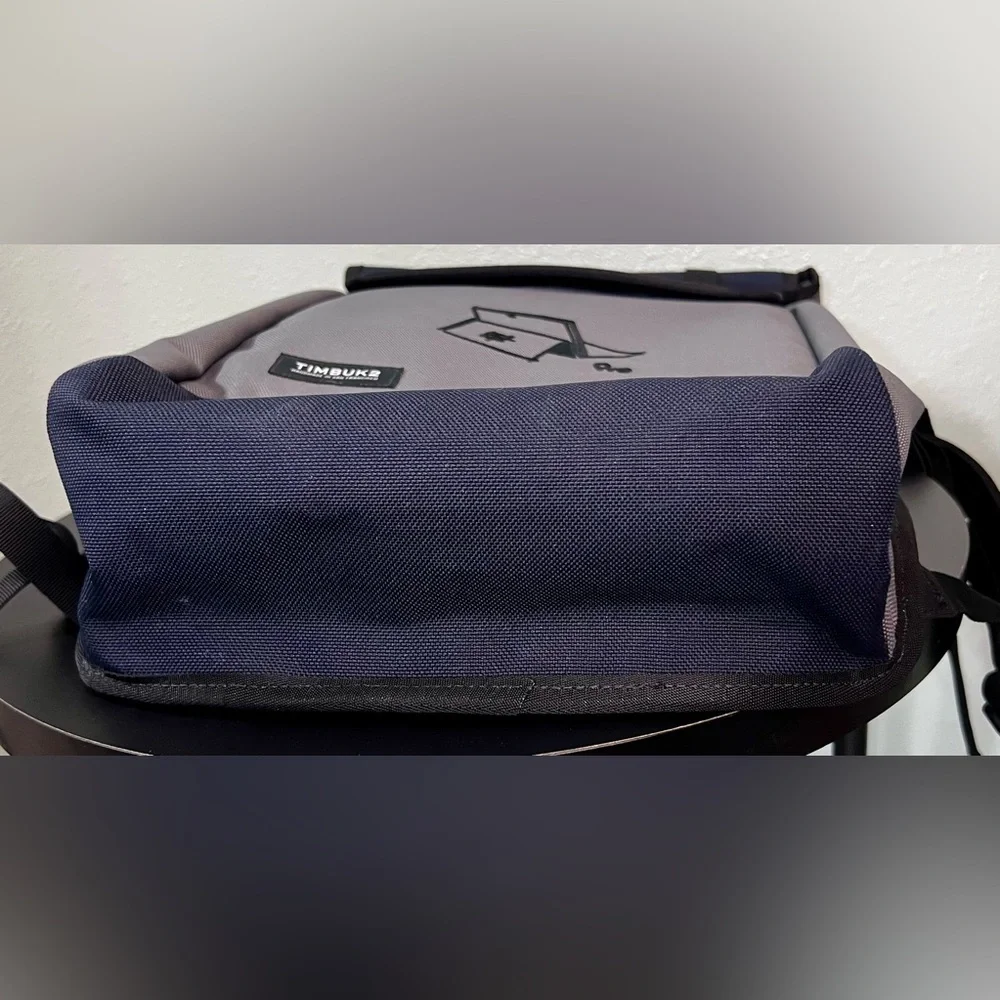 NEW Timbuk2 Custom Prospect Roll Top Laptop Work Backpack Black Gray Blue School